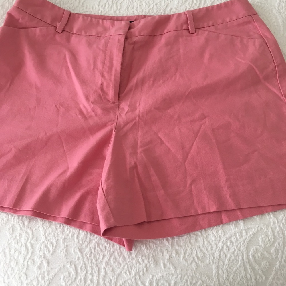Ann Taylor hot pink shorts metro shorts